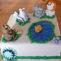 Animal Topped Cake 5